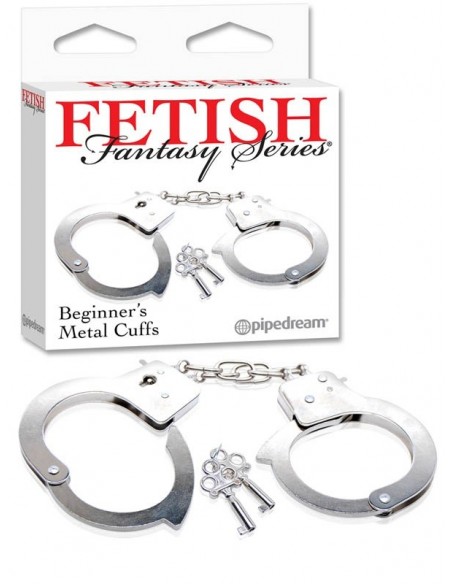 Kajdanki erotyczne FF Beginner Metal Cuffs - Kajdanki erotyczne - 1