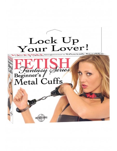 Kajdanki erotyczne FF Beginner Metal Cuffs - Kajdanki erotyczne - 2