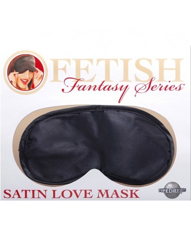 Maska na Oczy FF SATIN LOVE MASK - BLACK - Maski i kaptury - 2