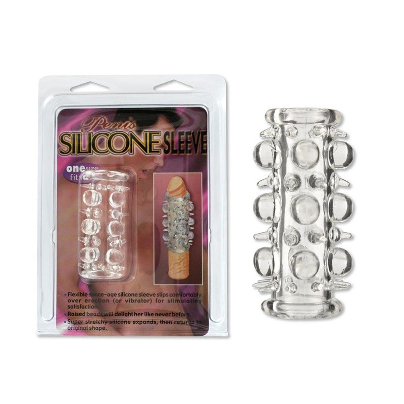 Penis Sleeve – nakładka na penisa z wypustkami 8 cm - 2