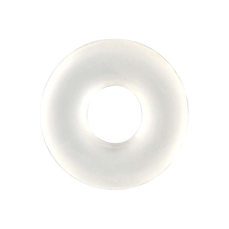 Pierścień na penisa Stretchy Cockring Transparent - elastyczny TPE, średnica zewnętrzna 4,2 cm, wewnętrzna 2 cm - 1