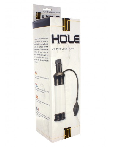 Pompka Erekcyjna Do Penisa Z Regulowanymi Wibracjami Hot Hole - Pompki erekcyjne i powiększające penisa - 2