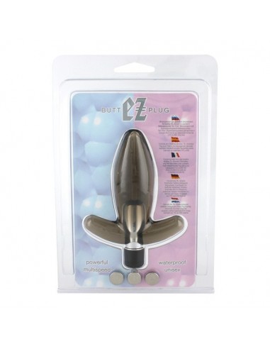 Korek analny wibrujący Butt Ez Plug Black - Kulki i korki analne wibrujące - 1