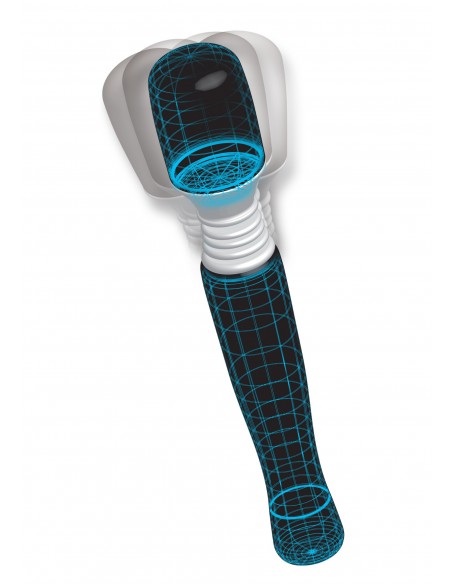 Masażer Wanachi Mini Black - Wibratory Magic Wand - 3