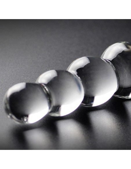 Szklane Kulki Analne Icicles No 2 Hand Blown Massager - Kulki analne, koraliki analne - 3