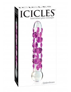 Szklane Dildo Icicles No 7 Hand Blown Massager - Dilda szklane - 1 2