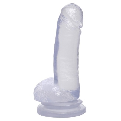 Dildo z przyssawką 8 cali (20,3 cm) z realistyczną fakturą - 1