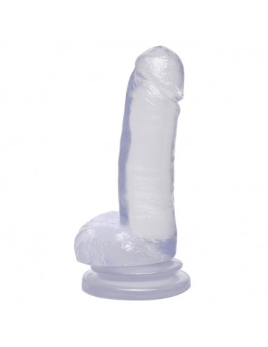 Żelowe Dildo Basix 8" Dong W Suction Cup Clear - Dilda żelowe - 1
