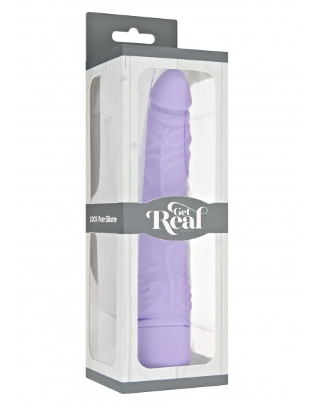 Realistyczny wibrator Classic Slim Vibrator Purple - Wibratory Realistyczne - 2