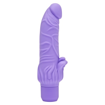 Wibrator Classic Stim z dodatkowym stymulatorem łechtaczki 22 cm - 1