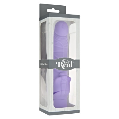 Wibrator Classic Stim z dodatkowym stymulatorem łechtaczki 22 cm - 1 2