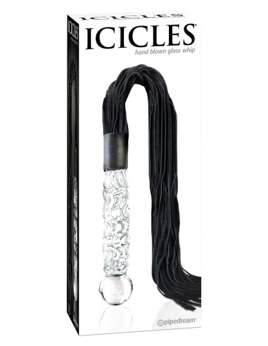 Pejcz BDSM Icicles No 38 - Glass Whip - Baty, pejcze i packi - 1