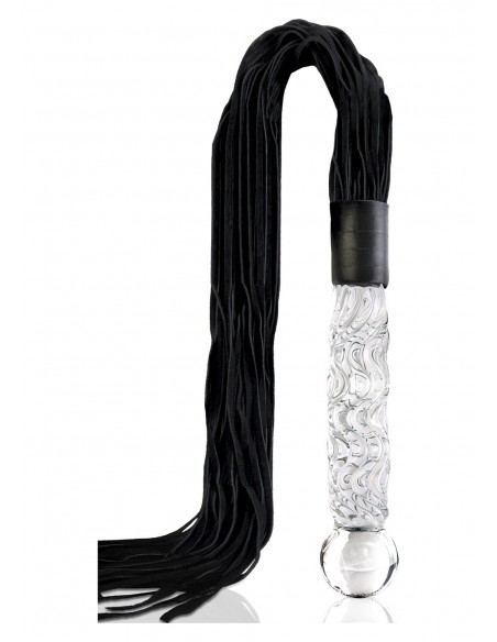 Pejcz BDSM Icicles No 38 - Glass Whip - Baty, pejcze i packi - 2