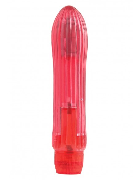 Żelowy wibrator Juicy Jewels Ruby Red Vibe - Wibratory żelowe - 2
