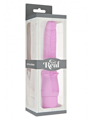 Realistyczny wibrator Classic Smooth Pink - Wibratory Realistyczne - 2