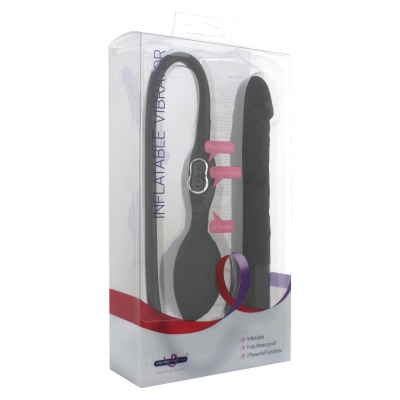 Wibrator Inflatable Vibrator z pompką, 15 cm - 1 2