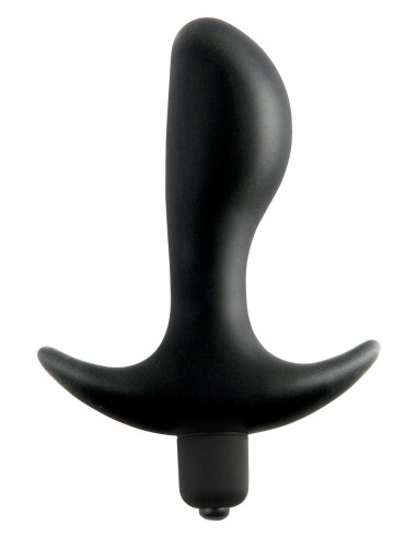 Korek analny wibrujący Vibrating Perfect Plug Black - Kulki i korki analne wibrujące - 1