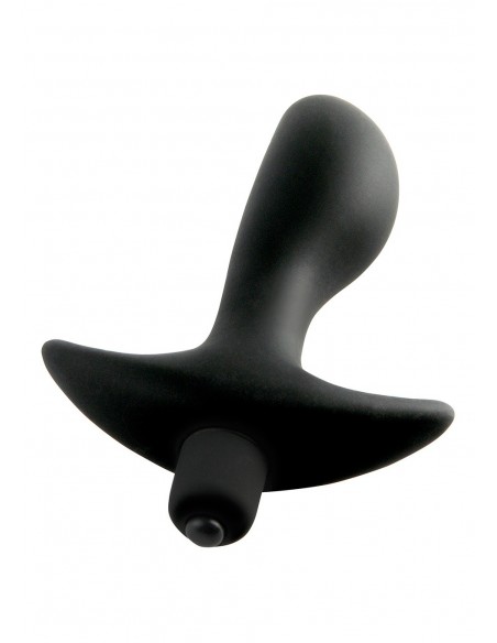 Korek analny wibrujący Vibrating Perfect Plug Black - Kulki i korki analne wibrujące - 3