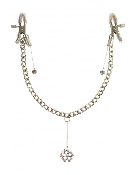 Klamry na sutki Ff Crystal Nipple Clamps - Klamry i klipsy na sutki - 2