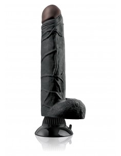 Wibrator z cyberskóry Real Feel Deluxe 7 Black - Wibratory Realistyczne - 1