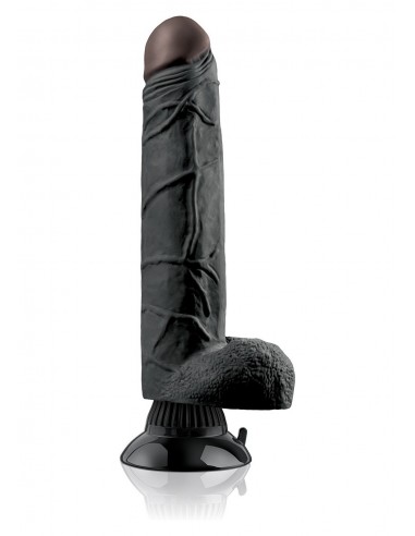 Wibrator z cyberskóry Real Feel Deluxe 7 Black - Wibratory Realistyczne - 1