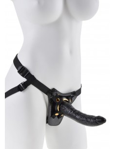 Strapon Ff Gold Designer Strap On - Strap-ony, dilda na pasku bez wibracji - 1