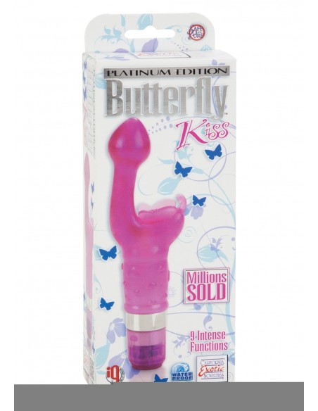 Wibrator punktu G BUTTERFLY KISS PINK - Wibratory Króliczki - 2