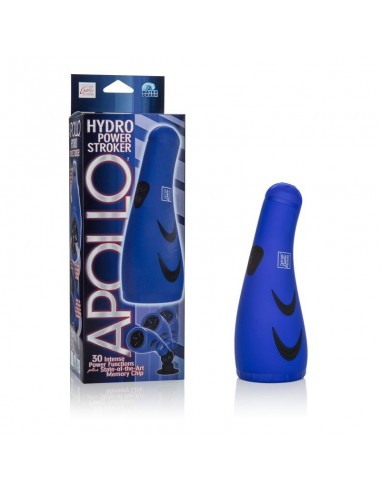 Masturbator Z Wibracją Apollo Hydro Power Stroker Blue - Masturbatory i Sztuczne pochwy - 2