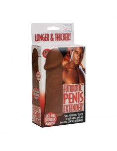 Przedłużenie Penisa Futurotic Brązowe - Przedłużki i nakładki na penisa - 1 2
