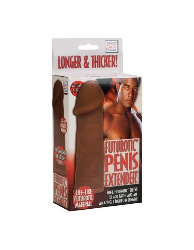 Przedłużenie Penisa Futurotic Brązowe - Przedłużki i nakładki na penisa - 2