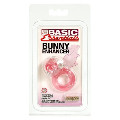 Pierścień na penisa Bunny Enhancer z wibracją, średnica zewnętrzna 4 cm - 1 2