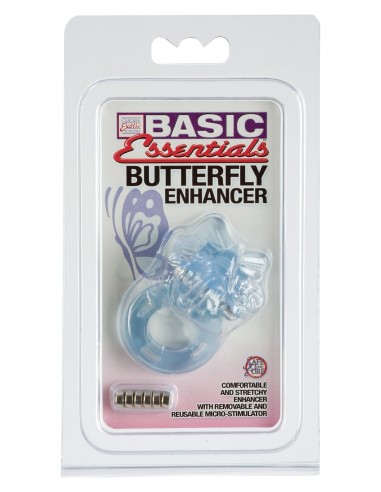 Pierścień Na Penisa Wibrujący Basic Essentials Butterfly Enhancer - Pierścienie erekcyjne wibrujące - 2
