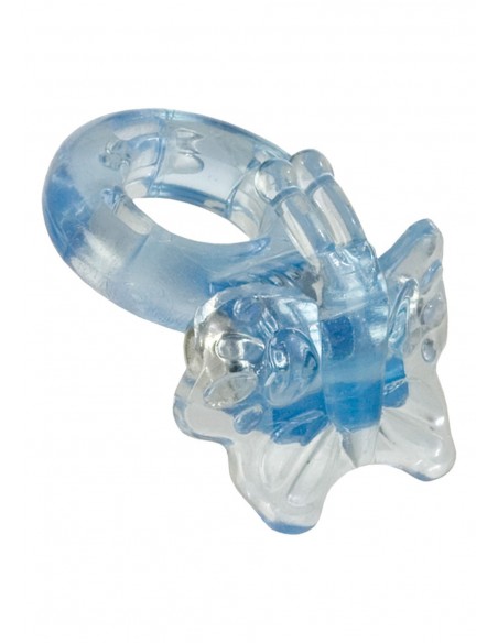 Pierścień Na Penisa Wibrujący Basic Essentials Butterfly Enhancer - Pierścienie erekcyjne wibrujące - 1