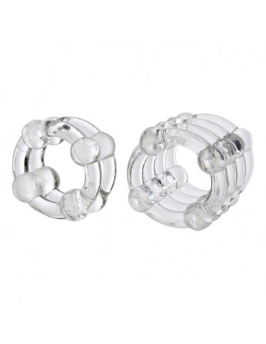 Zestaw pierścieni erekcyjnych Colt Enhancer Rings Clear 6 szt. - Pierścienie erekcyjne niewibrujące - 1