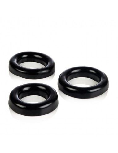 Zestaw pierścieni erekcyjnych Colt Ring Set Black 3 szt. - Pierścienie erekcyjne niewibrujące - 4