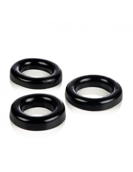 Zestaw pierścieni erekcyjnych Colt Ring Set Black 3 szt. - Pierścienie erekcyjne niewibrujące - 4