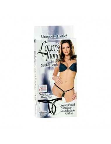 Stringi Lover's Thong With Stroker Beads - Stringi - 1