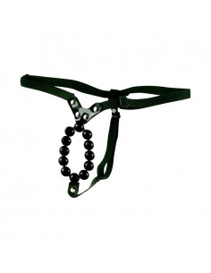 Stringi Lover's Thong With Stroker Beads - Stringi - 1 2