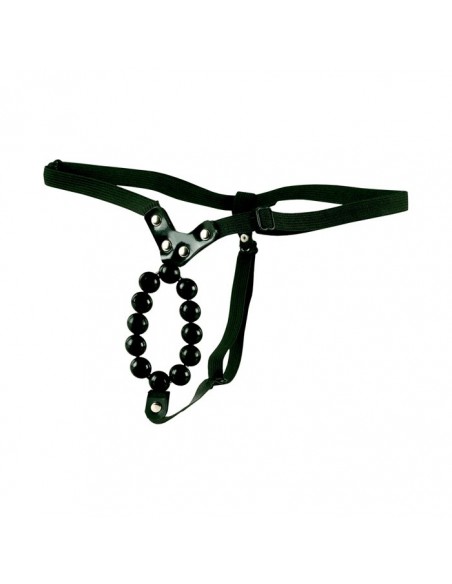 Stringi Lover's Thong With Stroker Beads - Stringi - 2