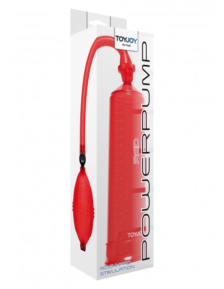 Pompka Erekcyjna Do Penisa Toy Joy Power Pump Red - Pompki erekcyjne i powiększające penisa - 2