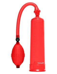 Pompka Erekcyjna Do Penisa Toy Joy Power Pump Red - Pompki erekcyjne i powiększające penisa - 1