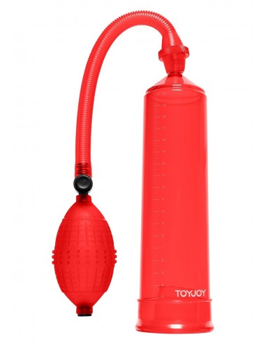 Pompka Erekcyjna Do Penisa Toy Joy Power Pump Red - Pompki erekcyjne i powiększające penisa - 1