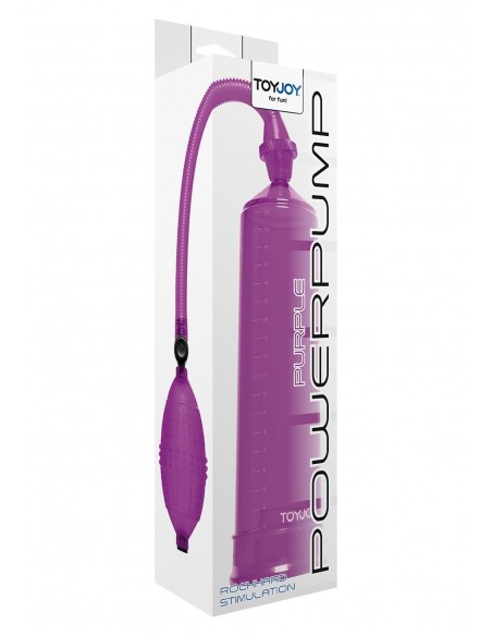 Pompka Erekcyjna Do Penisa Toy Joy Power Pump Purple - Pompki erekcyjne i powiększające penisa - 2