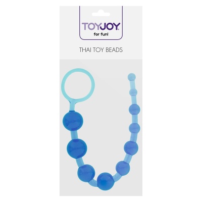 Koraliki analne Thai Toy Beads – 10 połączonych segmentów (1–2,5 cm), długość 30 cm - 1 2