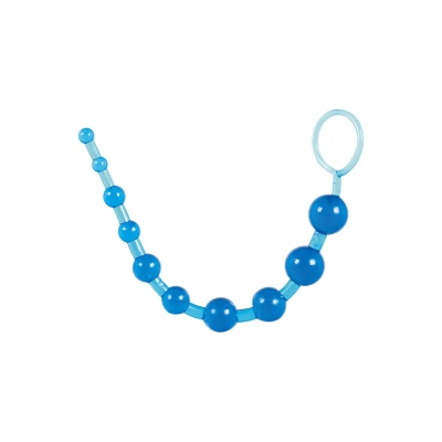 Koraliki analne Thai Toy Beads – 10 połączonych segmentów (1–2,5 cm), długość 30 cm - 1