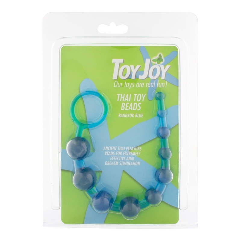 Koraliki analne Thai Toy Beads – 10 połączonych segmentów (1–2,5 cm), długość 30 cm - 4