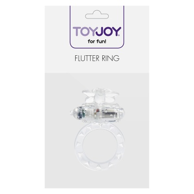 Wibracyjny pierścień SCALA Flutter Ring ze stymulatorem łechtaczki (15,7 cm) - 1 2