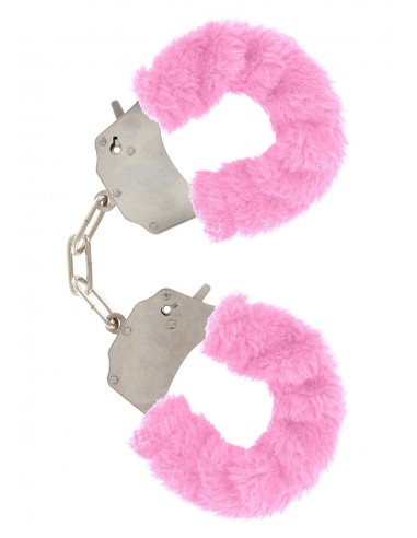 Kajdanki erotyczne Furry Fun Cuffs Pink Plush - Kajdanki erotyczne - 2
