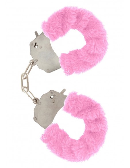 Kajdanki erotyczne Furry Fun Cuffs Pink Plush - Kajdanki erotyczne - 2