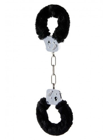 Kajdanki erotyczne Furry Fun Cuffs Black Plush - Kajdanki erotyczne - 2